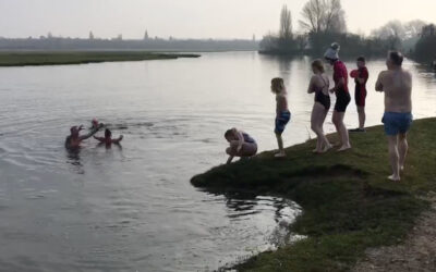 Why my kids plunged into the Thames on New Year’s Day